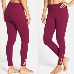 Zella Burgundy Leggings size medium